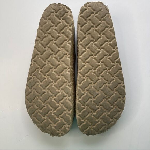 Yokono Two Band Wedge Birk like Sandals in Suede Size 9 - Picture 5 of 9